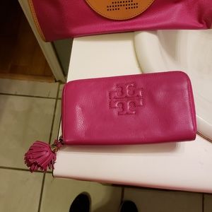 Tory burch wallet Thea zip continental